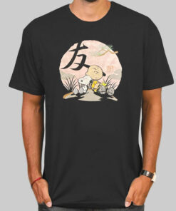 Vintage Charlie Brown Kanji Japanese Shirt