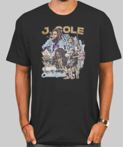 Vintage Crooked Smile Rapper J Cole Shirt