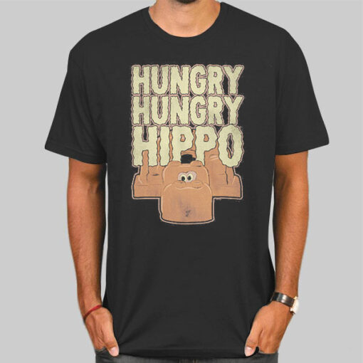 Vintage Shirthangry Hippo Funny Shirt