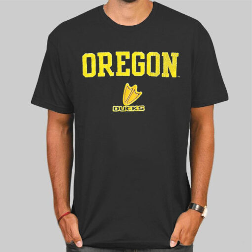 T Shirt Black Vintage Y2K Oregon Duck