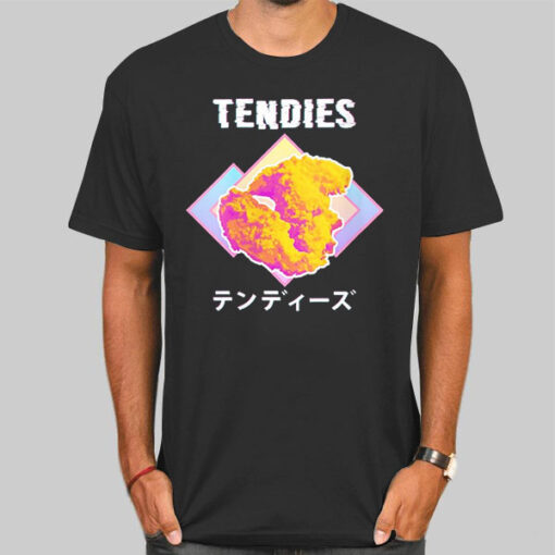 Vtg Vaporware Tendies Chicken Tenders Shirt