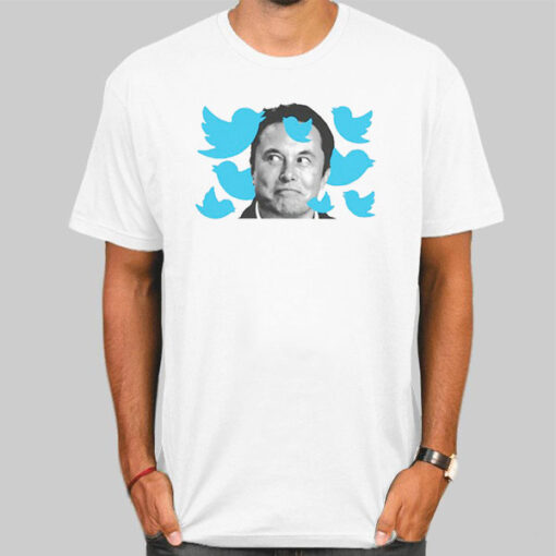 Birds Logo Elon Musk Twitter Shirt