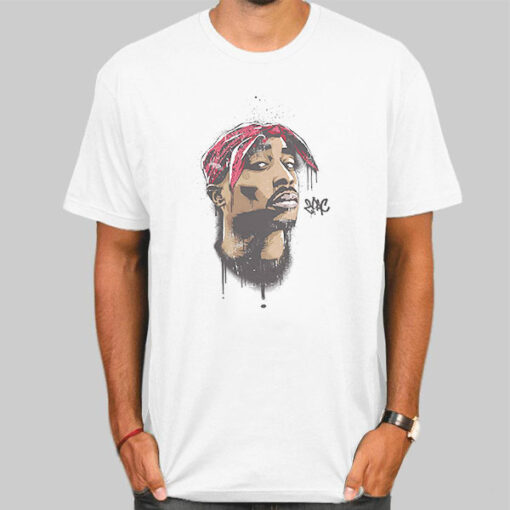 Vintage Face Rapper Tupac T Shirts