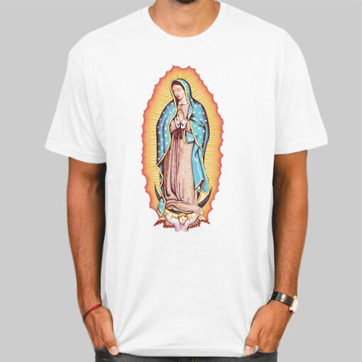 Vtg Our Lady of Guadalupe Virgin Mary Shirt