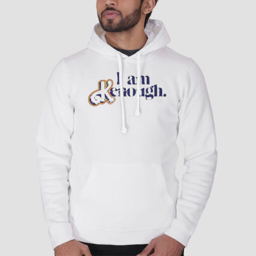 Hoodie White I Am Funny Ken Enough Meaning