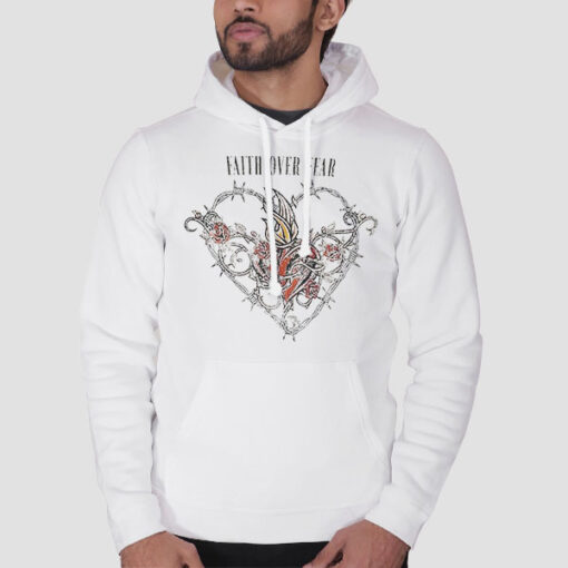 Vintage Graphic Faith Over Fear Hoodie