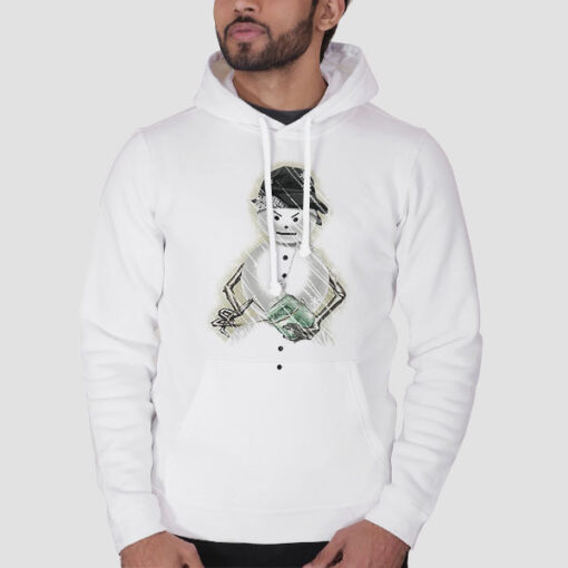 Hoodie White Vintage Young Jeezy Snowman