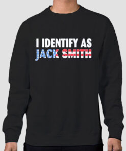 Sweatshirt Black Identify Jack Smith Flag