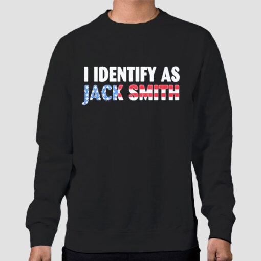 Sweatshirt Black Identify Jack Smith Flag