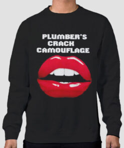 Sweatshirt Black Let Me Take Plumbers Crack Camouflage