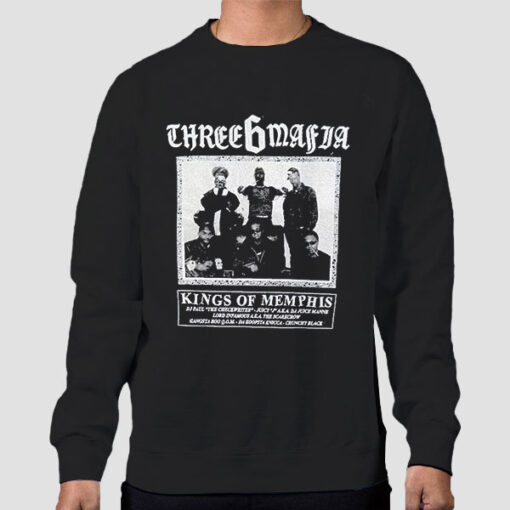 Sweatshirt Black Vintage Kings of Memphis 36 Mafia