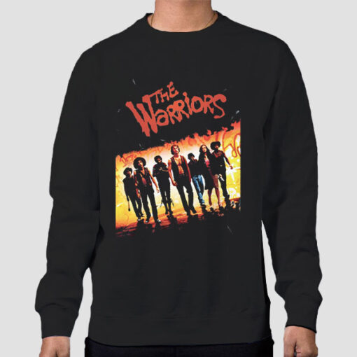 Sweatshirt Black Vtg 2017 Reissue the Warriors Movie