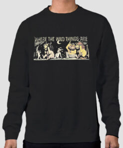 Sweatshirt Black Vtg 90s Where the Wild Things Are