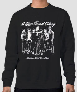 Sweatshirt Black Vtg Nothing Gold Can Stay New Found Glory