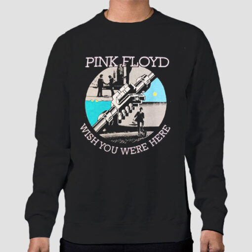 Sweatshirt Black Vtg Pink Floyd Wish You Were Here Tour