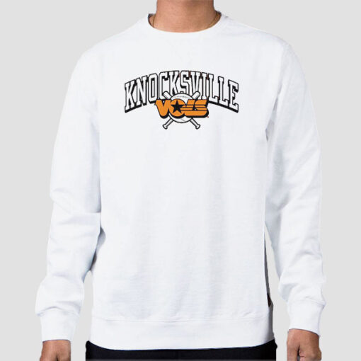 Sweatshirt White Knocksville Baseball Inspired Merch