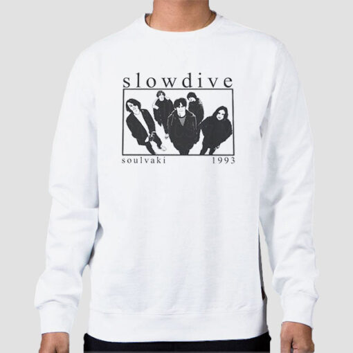 Sweatshirt White Vintage 1993 Soulvaki Slowdive