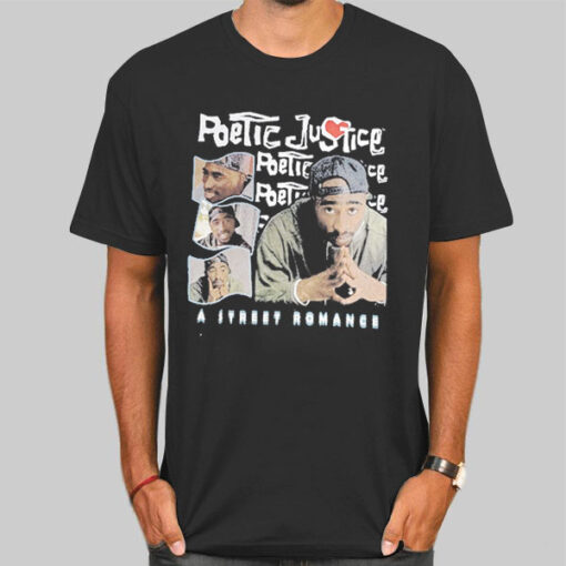 Vintage Shakur Poetic Justice Tupac T Shirt