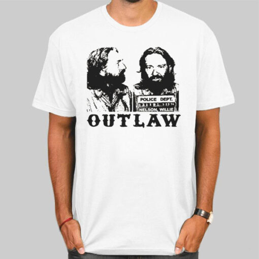 Outlaw Police Dept Vintage Willie Nelson Shirt