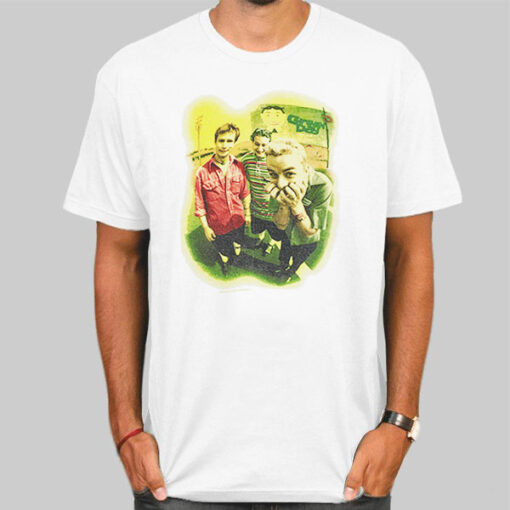 Vtg Album Photo Green Day Shirt Dookie