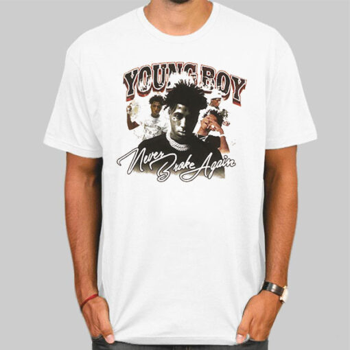 Vtg Never Broke Again Youngboy T Shirt