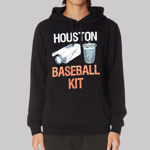Black Hoodie Houston Baseball Kit Trashtros