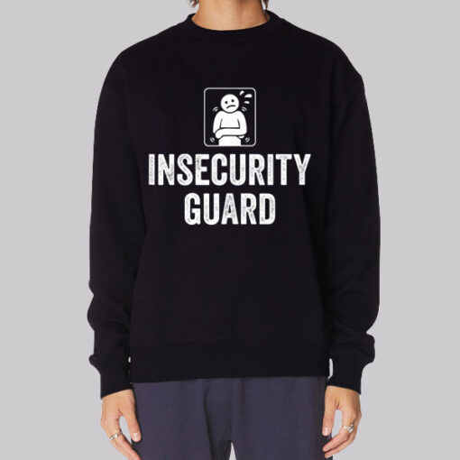 Black Sweatshirt Classic Graphic Guard Insecurity