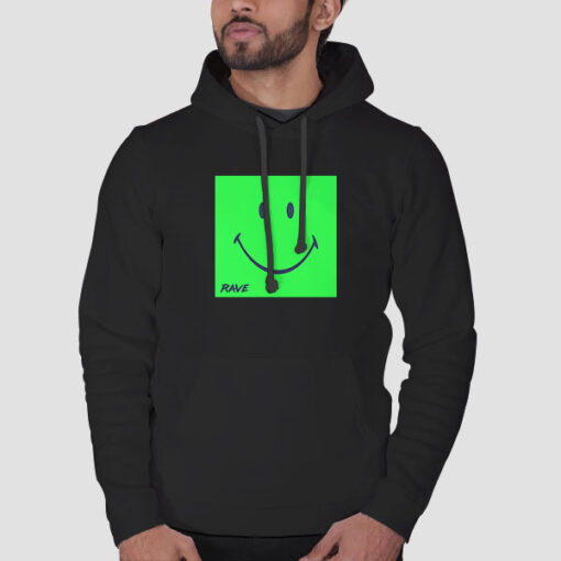 Box Smiley Face Rave Hoodie