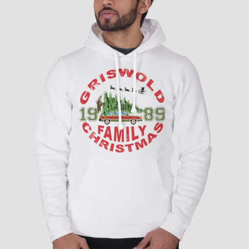 Hoodie White Family 1989 Griswold Christmas