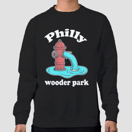 Sweatshirt Black Philadelphia Wooder Park Philly