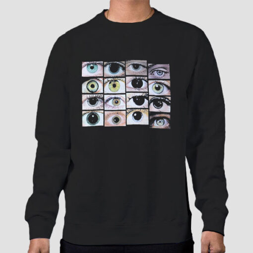 Sweatshirt Black Vintage Magic Graphic Eye