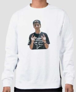 Sweatshirt White Parody Cloakzy Gfuel notcloakzy1
