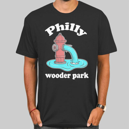 T Shirt Black Philadelphia Wooder Park Philly