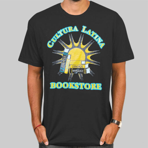 Vintage Bookstore Culture Latina T Shirt