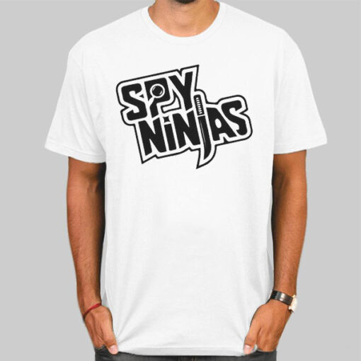 T Shirt White Inspired Logo Spy Ninja