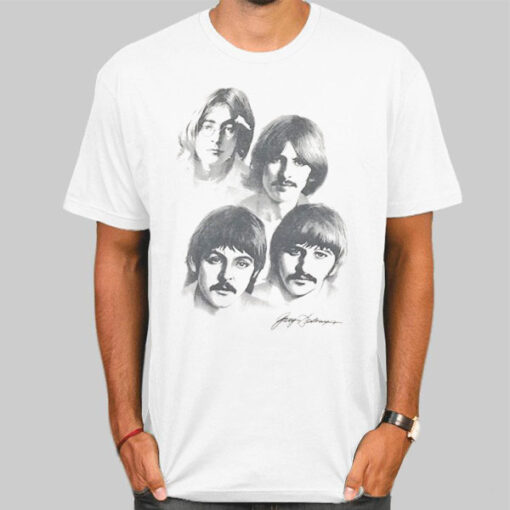 Vintage the Beatles Mac Miller Tee Shirt