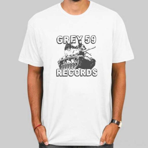 Vtg Tank Grey g59 Records Merch Shirt