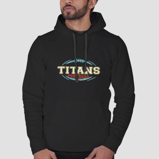 Hoodie Black Tennessee Titans Football Graphic