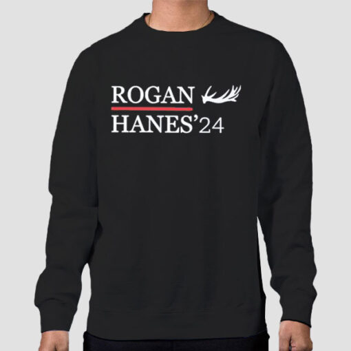 Sweatshirt Black Rogan Hanes 2024 Meme