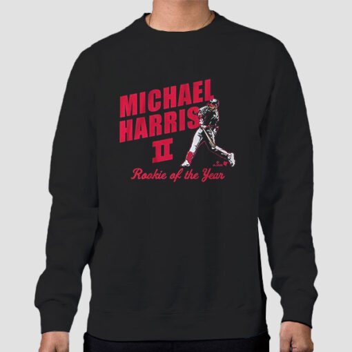 Sweatshirt Black Rookie of the Year Michael Harris Braves