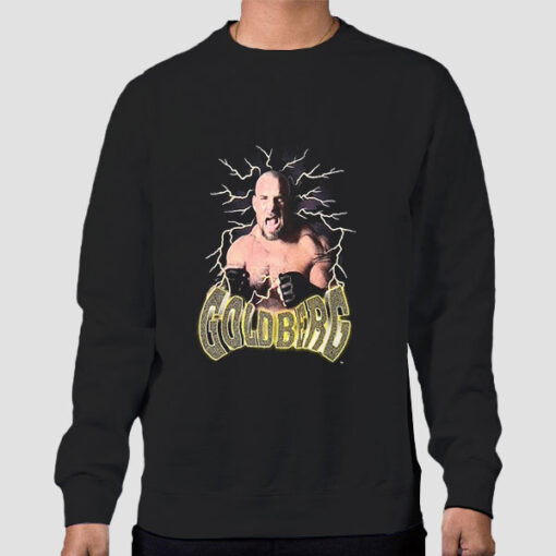 Sweatshirt Black Vintage Goldberg Retro Wrestling