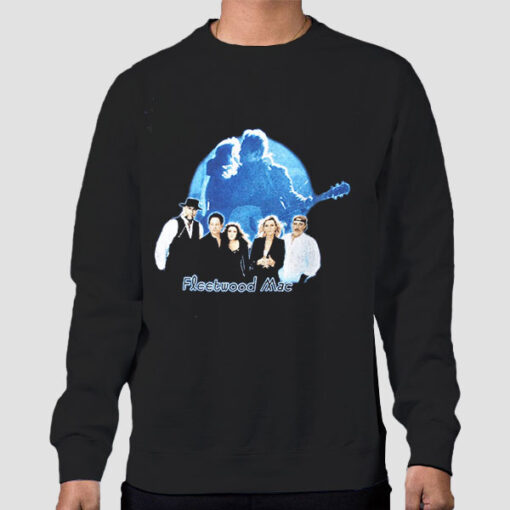 Sweatshirt Black Vintage Potrait Fleetwood Mac