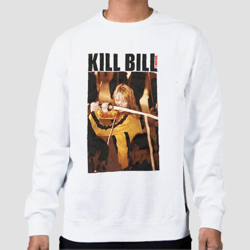 Sweatshirt White Vintage Quentin Tarantino Kill Bill