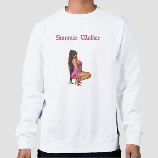 Sweatshirt White Vintage Rapper Summer Walker