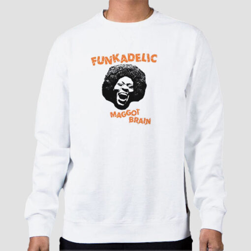 Sweatshirt White Vtg Album Maggot Brain Funkadelic