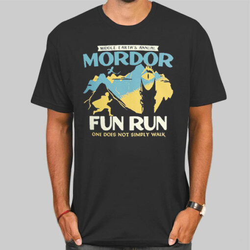 Middle Earth's Annual Mordor Fun Run T Shirt