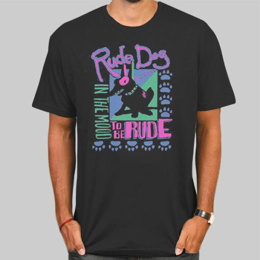 Vintage in the Mood Rude Dog Shirt