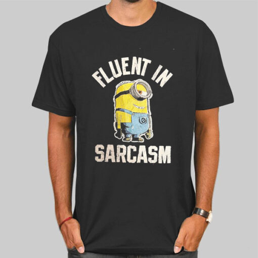 Vtg Fluent in Sarcasm Minion Shirts