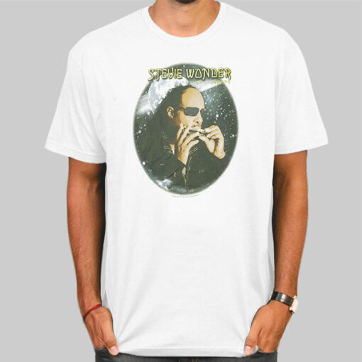 Vintage Singer Stevie Wonder T Shirt