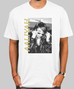Vintage Singer White Aaliyah Shirt